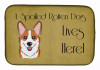 Spoiled Dog Lives Here Dish Drying Mat - S000213B001695P115595V008