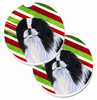 Dog Themed Holiday Christmas Cup Holder Car Coasters (Set of 2) - SS4536CARC