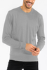 Solid Knit Sweater - NR2011-HGREY-S