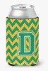 Monogram Letter Chevron Can or Bottle Hugger - CJ1059-DCC