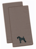Dog Design Embroidered Kitchen Towel Set of 2 - BB3392GYTWE