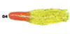 Southern Pro Umbrella Crappie Tube 2"10ct Orange/Chartreuse Sparkle