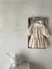 Baby Girl Solid Color Lace Design Square Neck Long Sleeves Princess Dress - S002469B002707P000157V010