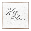 Wild and Free / Pulp Paper Wall Decor