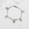Fully Adjustable Inspirational Heart Charmed Bracelets - PinkBox3-4470