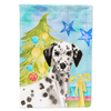 Christmas Dog Breed Themed Flag Canvas