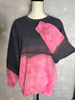 Pink/Grey Ombre Tie Dye Blank Crewneck Sweatshirt - TheBlendedOwl001336