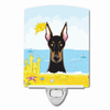 Summer Beach Design with Dog Ceramic Night Light - S000213B001695P099444V000