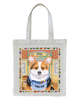 Corgi Tri - Tomoyo Pitcher   Dog Breed Tote Bags