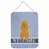 Welcome Sign with Dog Wall or Door Hanging Prints - BB5650DS1216