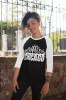Chicago Skyline Baseball Tee with "Chicago" - S001499B002081P000114V003
