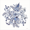 Blue & White Flowers II by Cindy Jacobs, Canvas Art