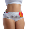 mememe DAISY Tangelo QUEEN SIZE HIGH WAISTED BRIEF Panty for Women