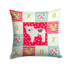Love Design with Dog Fabric Decorative Pillow - S000213B001695P010367V000