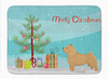 Christmas Tree Dog Art Machine Washable Memory Foam Mat - S000213B001695P001456V024