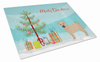 Christmas Tree Dog Print Glass Cutting Board Large - S000213B001695P000889V026