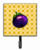 Mangosteen on Basketweave Basketweave / Food Themed Leash or Key Holder