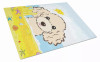 Summer Dog Art Glass Cutting Board Large - S000213B001695P061350V028