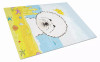 Summer Dog Art Glass Cutting Board Large - S000213B001695P061350V007