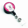 Dog Retractable Badge Reel - SC9135PK-BR