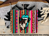 Serape With Cowhide Tongue Steel Tumbler