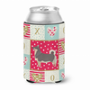 Patchwork Love with Dog Can or Bottle Hugger - CK5956CC