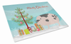 Christmas Animals Glass Cutting Board Large