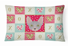 Cat Face Love Fabric Decorative Pillow - CK5088PW1216