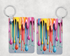 Rainbow Drip|Keychain