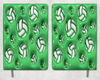 Green Volleyball Printed 8 Inch  A-5 Journal