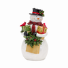 Snowman w/Packages 12.25"H Resin