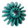 Interactive Ribbed Dog Treat Ball