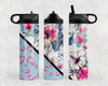 Flowers Steel Water Bottle