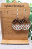 Christmas Wreaths - Half Circle || Dangle Earrings