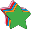 Small Assorted Color Creative Foam Cut-Outs - CSE-7372