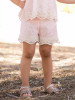Pink & Cream Lace Shorts - S001831B002253P000636V005
