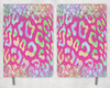 Pink Leopard Print Printed 8 Inch  A-5 Journal