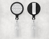 Aztec 1" Retractable Badge Reel