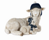 Sheep with Hats 9.25"L x 6.75"H (Set of 2) Resin