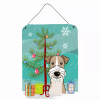 Christmas Tree and Dog Art Wall or Door Hanging Prints - S000213B001695P056099V000