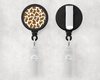 Cow Print 1" Retractable Badge Reel