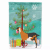 Christmas Animal/Bird Themed Flag Canvas - BB9250CHF