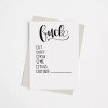 "Fuck..." Checklist - Greeting Card - 149901386