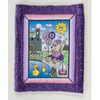 Baby Quilt Kit, Girl Bear w/ purple mink