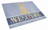 Welcome Dog Print Glass Cutting Board Large - BB5636LCB
