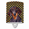 Candy Corn Halloween Dog Art Portrait Ceramic Night Light - S000213B001695P102754V000