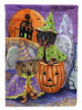 Halloween Dog Art Flag Canvas - PPP3082CHF