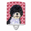 Hearts Love and Valentine's Day Dog Art Ceramic Night Light - SS4490CNL
