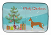 Dog Breed/Merry Christmas art Dish Drying Mat - S000213B001695P000467V000