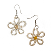 Beaded Flower Earring - ZN1308CR